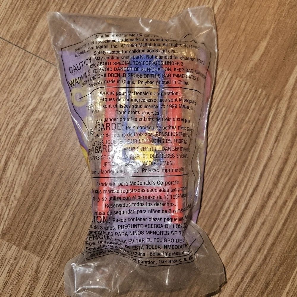 Vintage McDonald's Kelly Swing Toy - Purple and Yellow